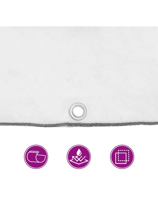 Kirkas suojapeite silmukoilla 10x12 m polyeteeniä