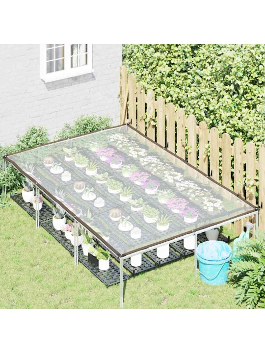 Kirkas suojapeite silmukoilla 2x3 m polyeteeni