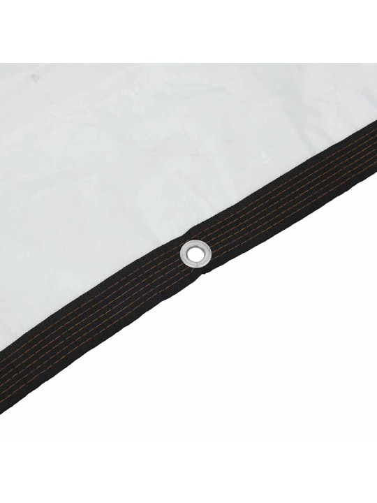 Kirkas suojapeite silmukoilla 2x8 m polyeteeni