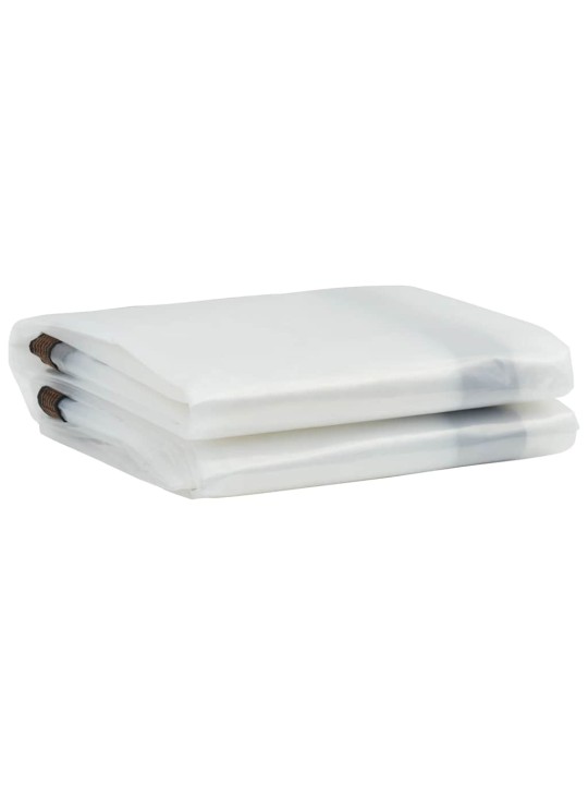 Kirkas suojapeite silmukoilla 2x12 m polyeteeni