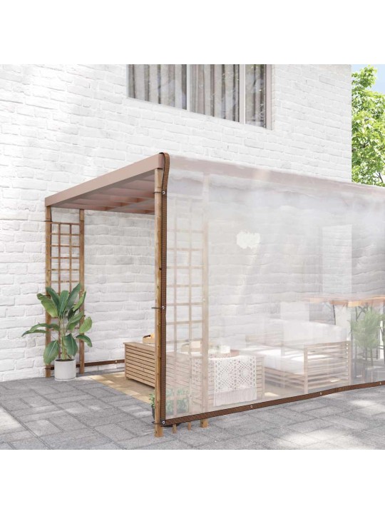 Kirkas suojapeite silmukoilla 8x10 m polyeteeniä