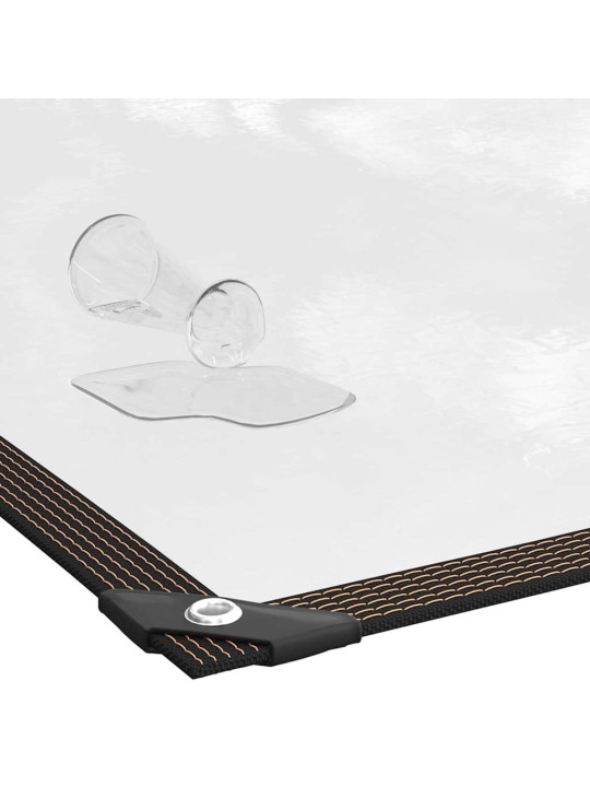 Kirkas suojapeite silmukoilla 10x12 m polyeteeniä