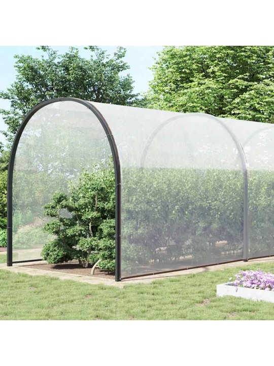 Kirkas suojapeite silmukoilla 12x12 m polyeteeniä