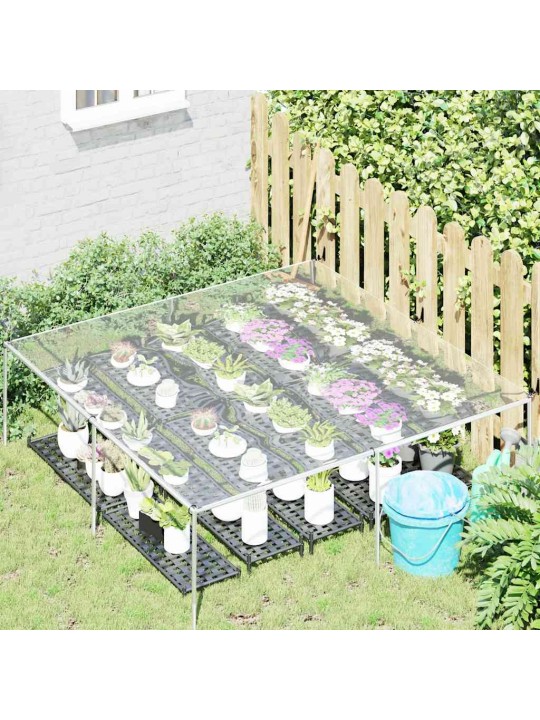 Kirkas suojapeite silmukoilla 2x2 m pvc
