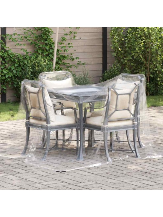 Kirkas suojapeite silmukoilla 2x2 m pvc