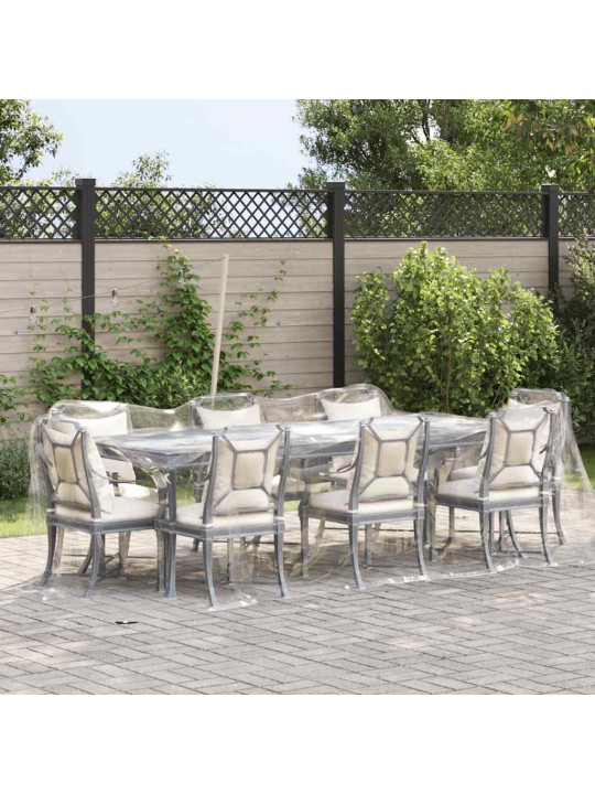 Kirkas suojapeite silmukoilla 2x5 m pvc