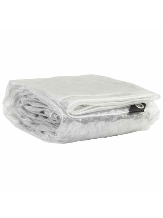 Kirkas suojapeite silmukoilla 2x6 m pvc