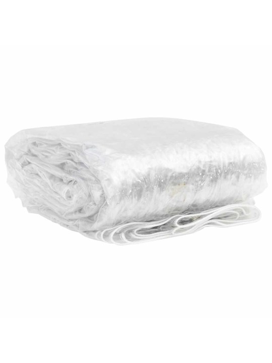 Kirkas suojapeite silmukoilla 2x8 m pvc