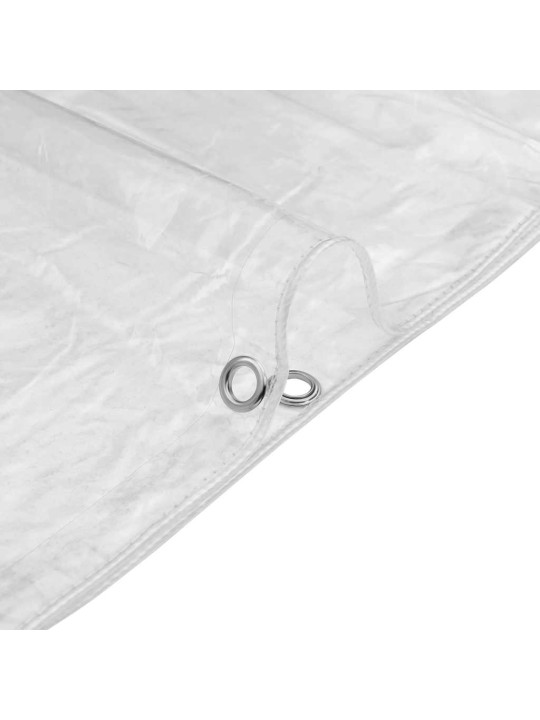 Kirkas suojapeite silmukoilla 3x12 m pvc