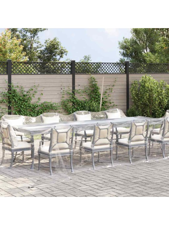 Kirkas suojapeite silmukoilla 4x10 m pvc