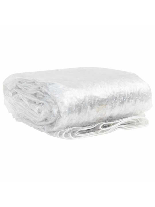 Kirkas suojapeite silmukoilla 4x12 m pvc