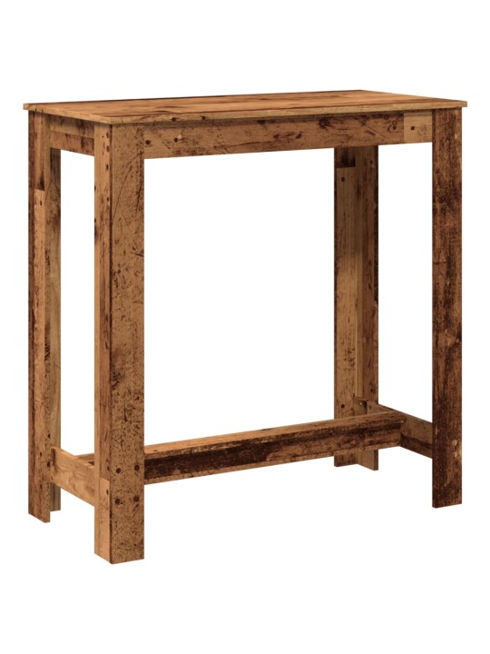 Baaripöytä vanha puu 102x50x103,5 cm tekninen puu