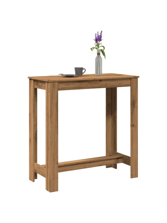 Baaripöytä artesaani tammi 102x50x103,5 cm tekninen puu