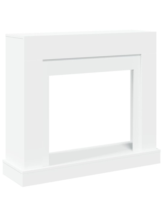 Takkakehys valkoinen 100x30x87,5 cm tekninen puu