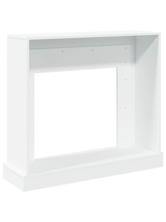 Takkakehys valkoinen 100x30x87,5 cm tekninen puu