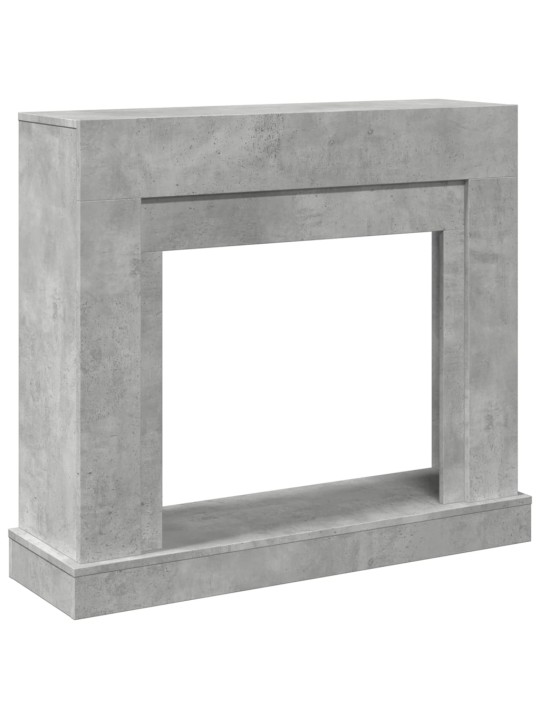 Takkareunus betoninharmaa 100x30x87,5 cm tekninen puu