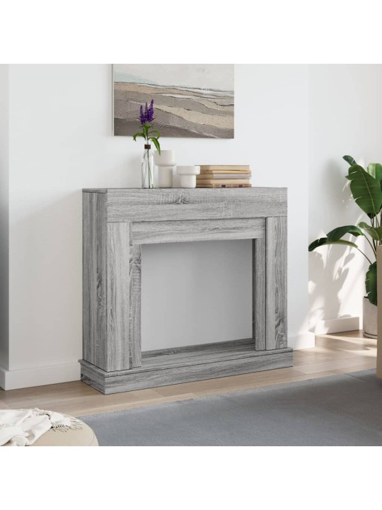 Takan ympärys harmaa sonoma 100x30x87,5 cm tekninen puu