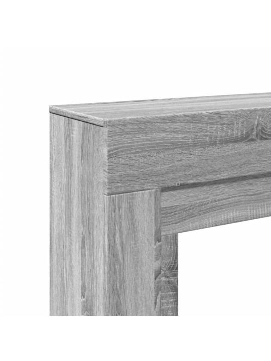 Takan ympärys harmaa sonoma 100x30x87,5 cm tekninen puu