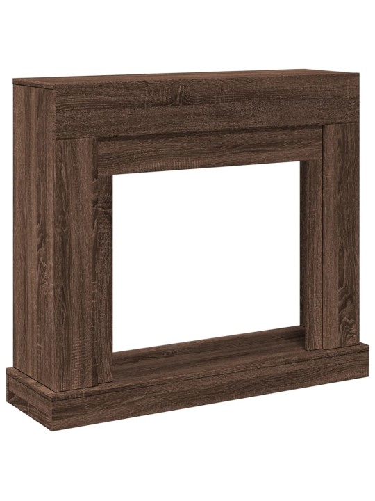 Takan ympärys ruskea tammi 100x30x87,5 cm tekninen puu