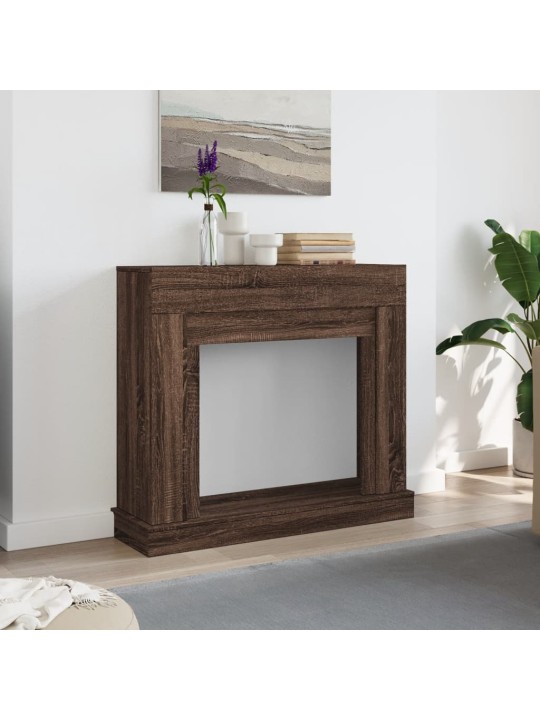 Takan ympärys ruskea tammi 100x30x87,5 cm tekninen puu