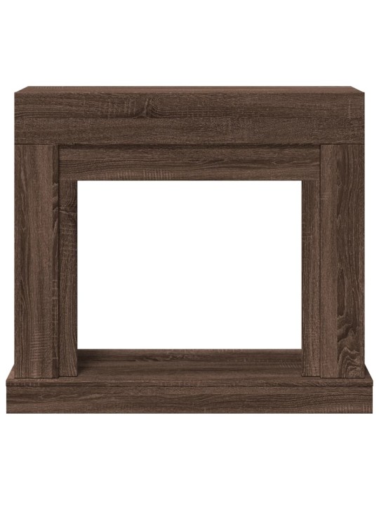 Takan ympärys ruskea tammi 100x30x87,5 cm tekninen puu
