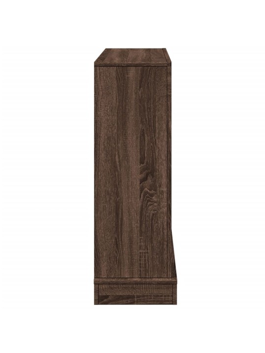 Takan ympärys ruskea tammi 100x30x87,5 cm tekninen puu