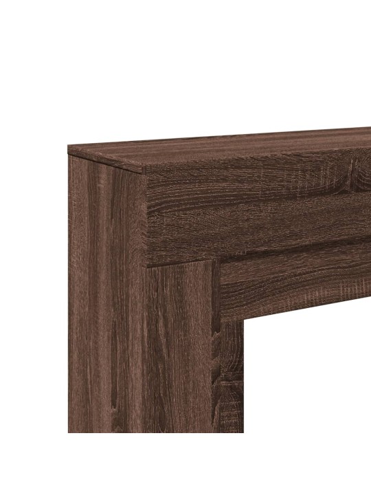 Takan ympärys ruskea tammi 100x30x87,5 cm tekninen puu