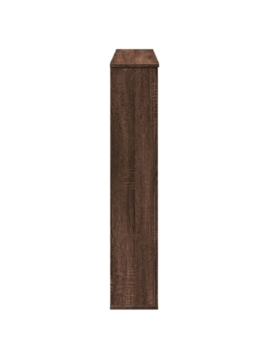 Takan ympärys ruskea tammi 100x20x100 cm tekninen puu