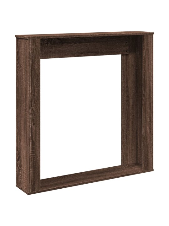 Takan ympärys ruskea tammi 100x20x100 cm tekninen puu