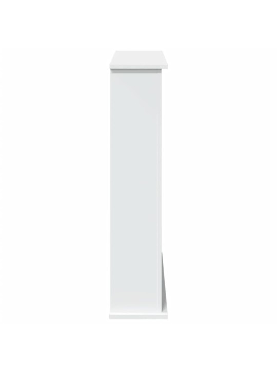 Takkakehys valkoinen 75x20x87,5 cm tekninen puu