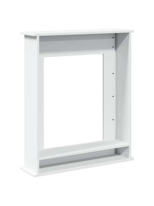 Takkakehys valkoinen 75x20x87,5 cm tekninen puu