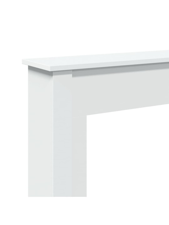 Takkakehys valkoinen 75x20x87,5 cm tekninen puu