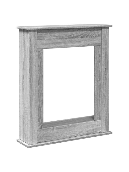 Takkakehys harmaa sonoma 75x20x87,5 cm tekninen puu