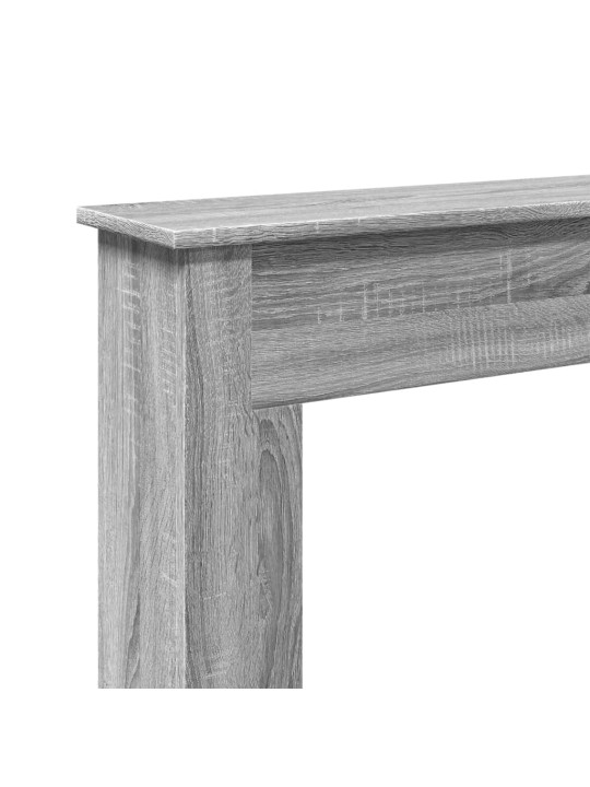 Takkakehys harmaa sonoma 75x20x87,5 cm tekninen puu