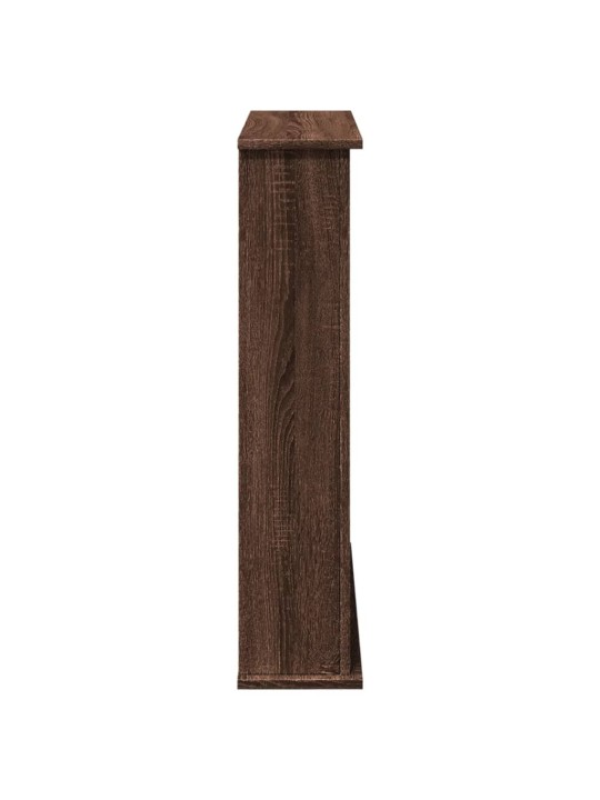 Takkakehys ruskea tammi 75x20x87,5 cm tekninen puu