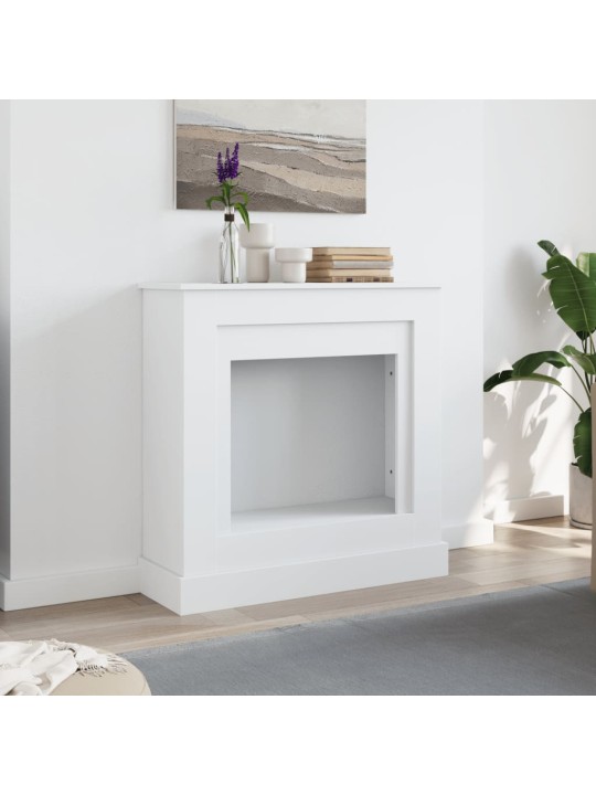 Takkakehys valkoinen 90x30x90 cm tekninen puu