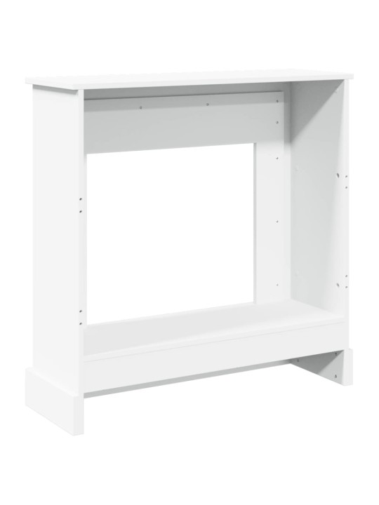 Takkakehys valkoinen 90x30x90 cm tekninen puu