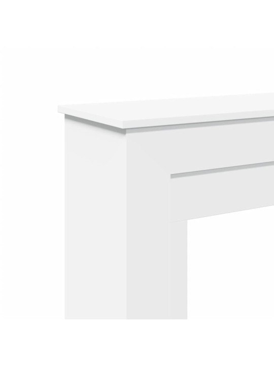 Takkakehys valkoinen 90x30x90 cm tekninen puu