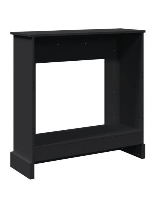 Takkakehys musta 90x30x90 cm tekninen puu