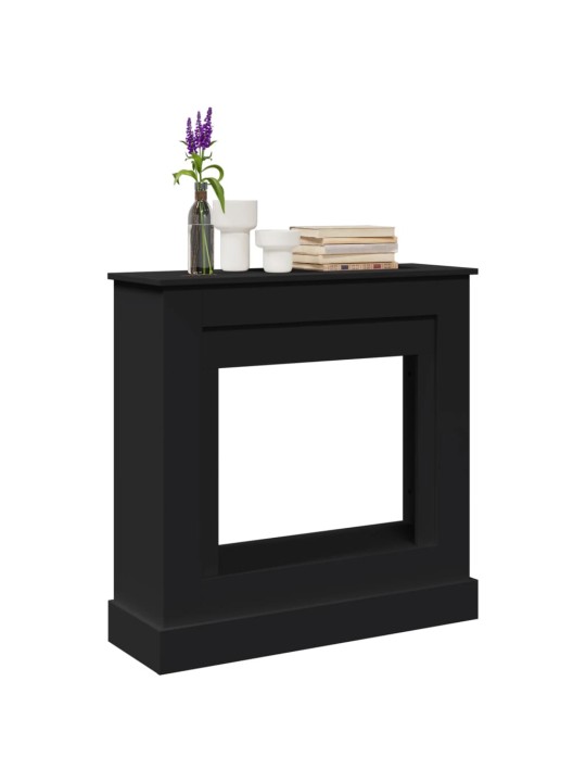 Takkakehys musta 90x30x90 cm tekninen puu
