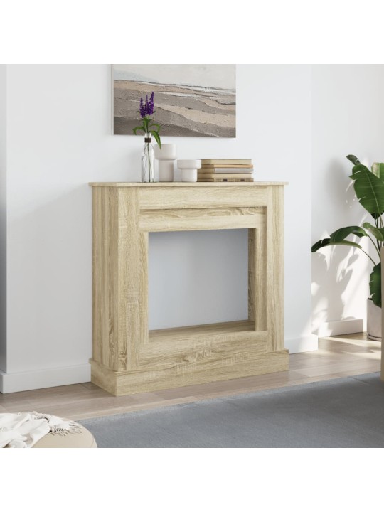 Takkakehys sonoma-tammi 90x30x90 cm tekninen puu