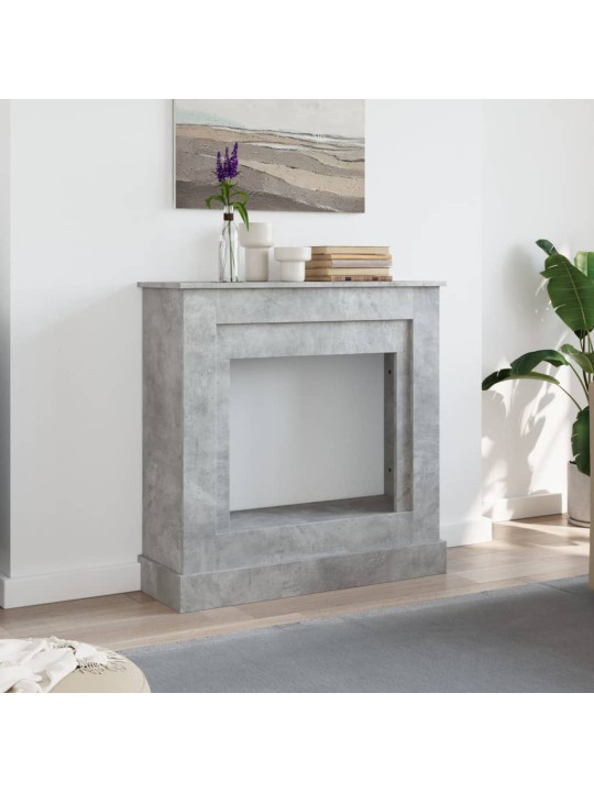 Takkakehys betoninharmaa 90x30x90 cm tekninen puu