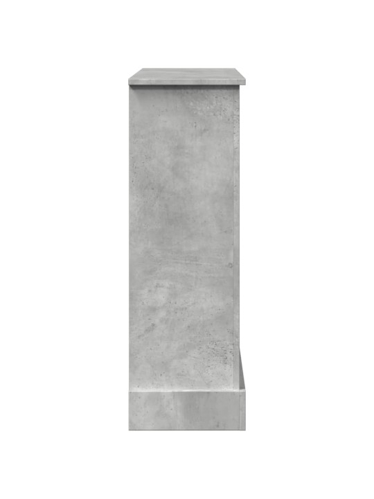 Takkakehys betoninharmaa 90x30x90 cm tekninen puu