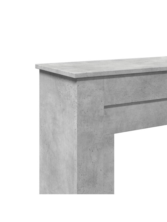 Takkakehys betoninharmaa 90x30x90 cm tekninen puu