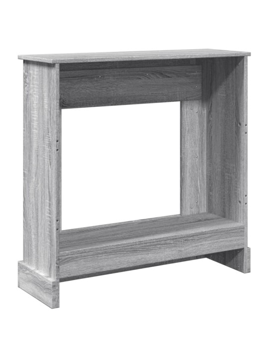 Takkareunus harmaa sonoma 90x30x90 cm tekninen puu