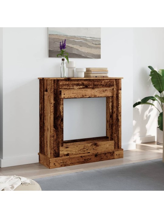 Takkareunus vanha puu 90x30x90 cm tekninen puu