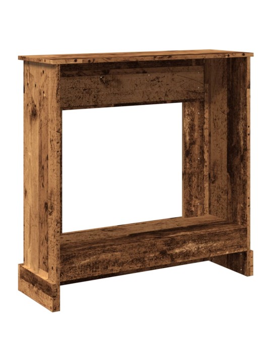 Takkareunus vanha puu 90x30x90 cm tekninen puu