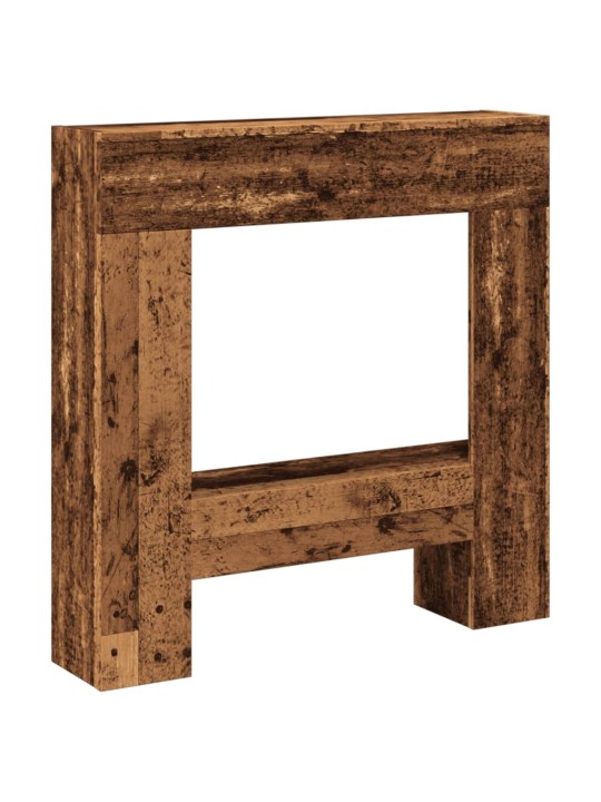 Takkakehys vanha puu 81x18x82 cm tekninen puu
