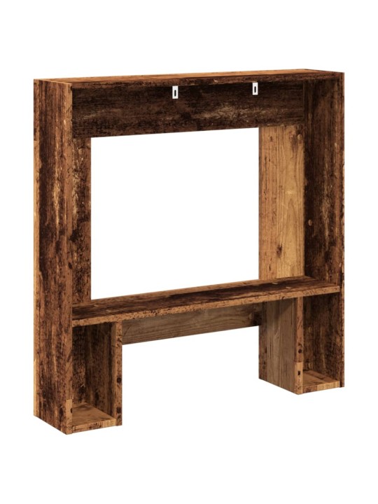 Takkakehys vanha puu 81x18x82 cm tekninen puu