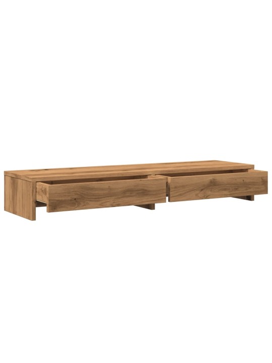 Näyttöteline laatikot artesaani tammi 100x27x15 cm tekninen puu